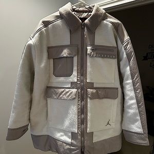 Womens cozy zip up jacket.